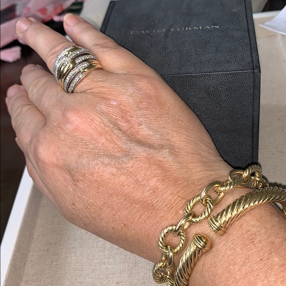 David Yurman Jewelry - David Yurman 18k Gold Large Oval Link Bracelet